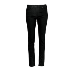 Jeansy Damskie Prosta Nogawka Denim Strecz