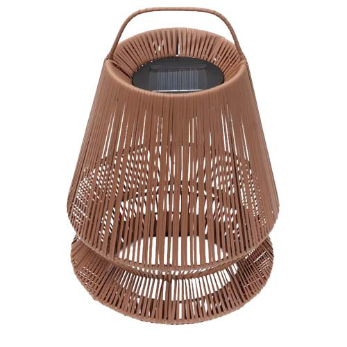 Originalhome Lampion przenośny abażur z recyklingu Ceglasty czerwony 12449122 (2)