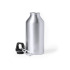 Butelka sportowa 400 ml z aluminium z recyklingu, z karabińczykiem srebrny V1065-32 (2) thumbnail