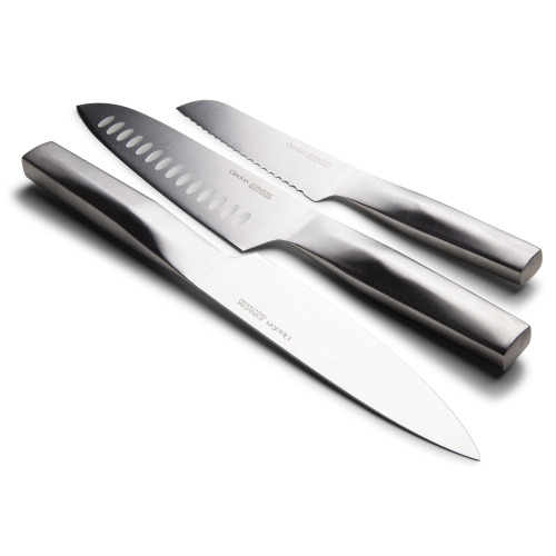 Orrefors Jernverk Knife Set Steel 3pack Srebrny LT54031-N0005 