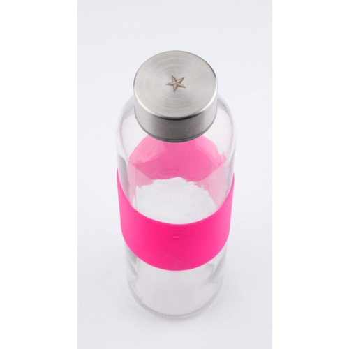 Butelka szklana GLASSI 510 ml Różowy 16207-21 (6)