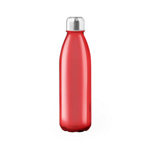 Szklana butelka 650 ml czerwony V0979-05 
