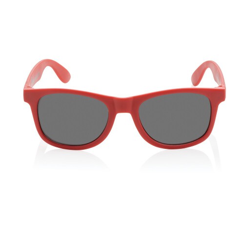 Okulary przeciwsłoneczne, PP z recyklingu czerwony P453.894 (1)