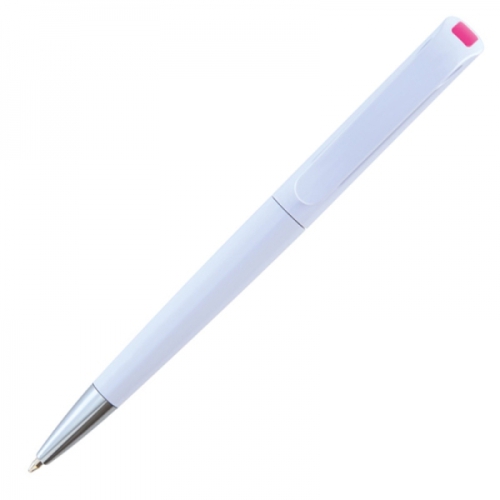 Długopis plastikowy JUSTANY różowy 091911 