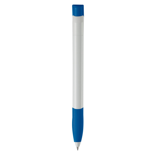 Długopis Apollo (kolor nietransparentny) Biały / królewski niebieski LT87100-N0114 (1)