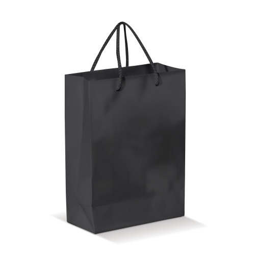 Papierowa torba mała Czarny LT91511-N0002 