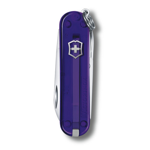 Scyzoryk Classic SD transparentny Victorinox Fioletowy 06223T29G12 (1)