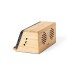 Bambusowy głośnik bezprzewodowy 3W, bezprzewodowa ładowarka 10W jasnobrązowy V8312-18 (7) thumbnail