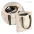 Torba Canvas InSideOut Reuuz 33 x 42 x 10 cm Ecru / Oliwkowa zieleń LT57116-N5443 (2) thumbnail