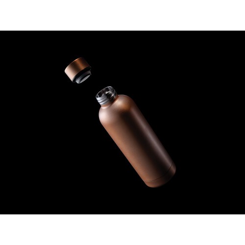 Butelka termiczna 500 ml, stal nierdzewna z recyklingu brązowy P435.709 (8)