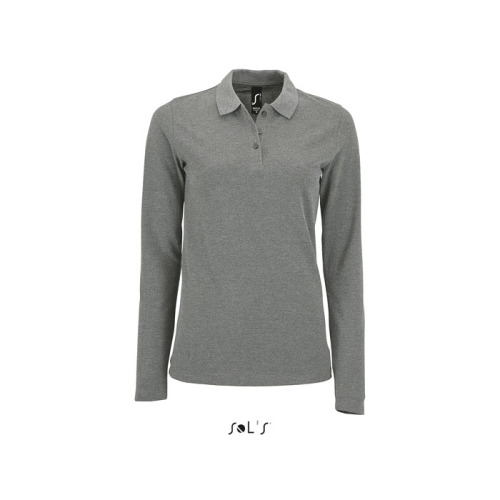 PERFECT Damskie LSL POLO180 Grey melange S02083-GY-3XL 