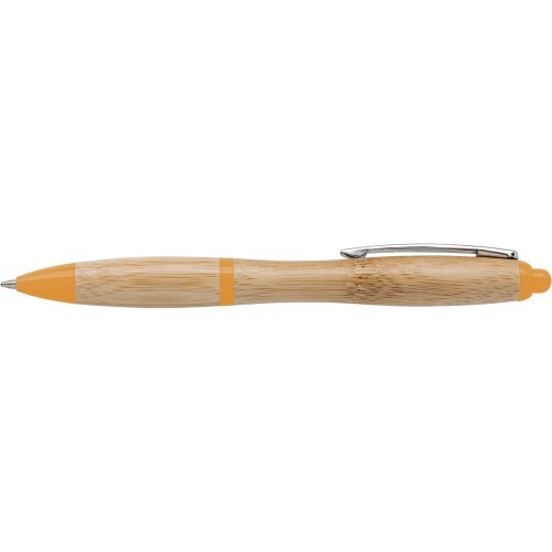 Bambusowy długopis pomarańczowy V1965-07 