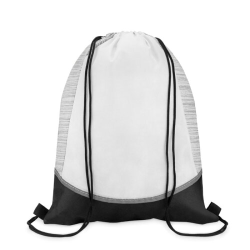 Plecak ze sznurkiem biały MO9476-06 