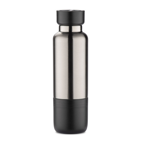 Butelka termiczna ze smyczką RON 500 ml Czarny 16243-02 (4)