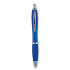 Długopis z miękkim uchwytem przezroczysty niebieski KC3314-23  thumbnail