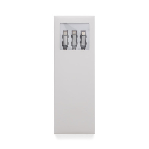 Kabel USB 3 w 1 TALA Srebrny 09071-00 (10)