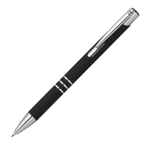 Długopis z aluminium z recyklingu półżelowy soft touch DUNMORE