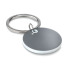 Okrągły brelok na klucze Biały MO8876-06  thumbnail