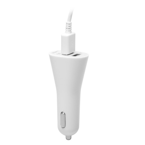 Ładowarka samochodowa USB Biały V3293-02 (3)