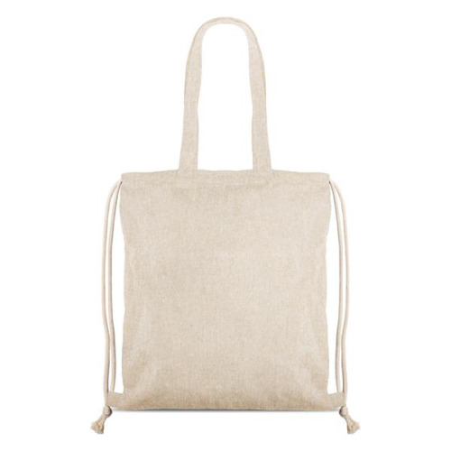 Plecak z recyklingowej bawełny 140 g / RecyPack Ciemnoszary IP31117596 