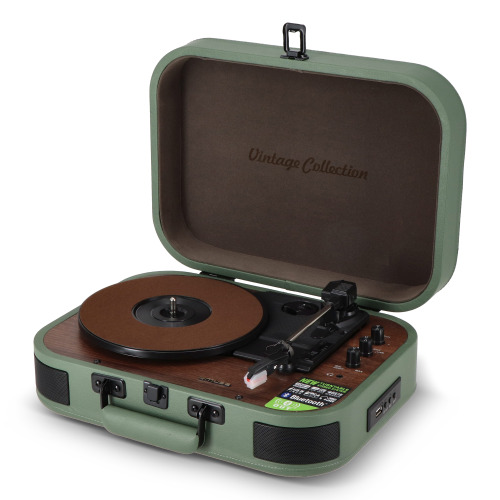 MT-207|Muse Vintage Gramofon z wyjściem BT Zielony LT55026-N0031 
