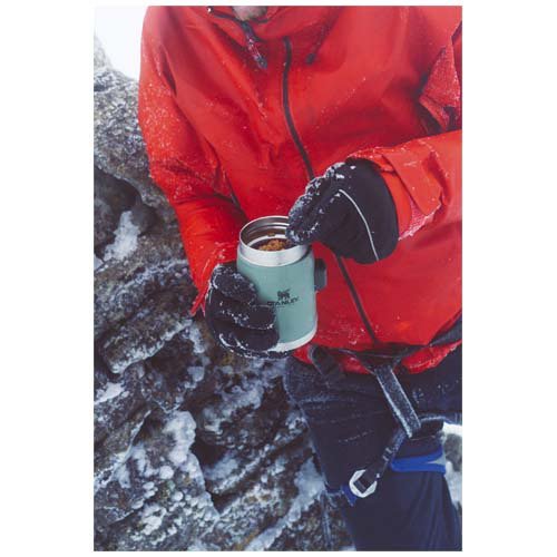 Słoik na żywność Stanley Legendary z łyżko-widelcem, o pojemności 400 ml Czarny matowy 10088190 (5)