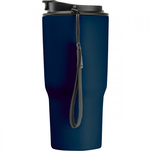 Kubek termiczny 550 ml ze stali z recyklingu DANA Granatowy 8523944 (4)