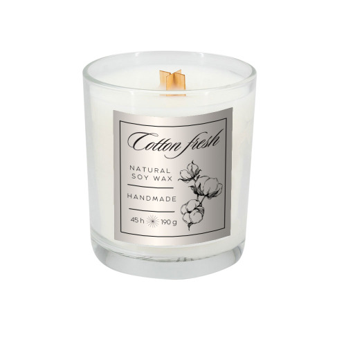 Świeca sojowa 190g Cedarwood Przeźroczysty PS0005 