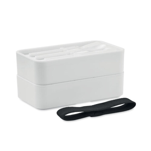 Lunch box z bambusową pokrywką biały MO6627-06 (2)