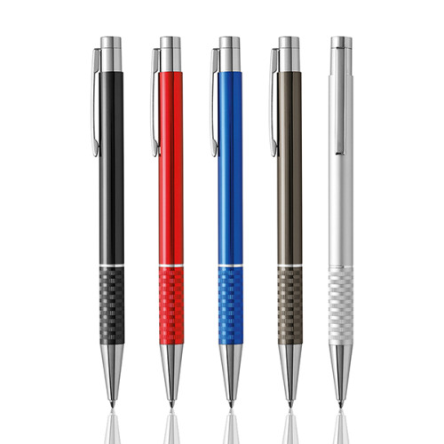 Długopis metalowy ze srebrnymi detalami / Kubbing Srebrny IP13147090 (2)