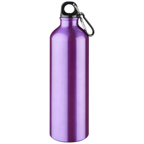 Aluminiowa butelka na wodę Oregon z karabińczykiem o pojemności 770 ml Fioletowy 10029708 (3)