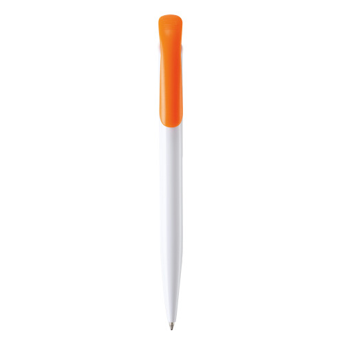 Długopis Atlas z hard-color Biały / pomarańczowy LT80825-N0126 (2)
