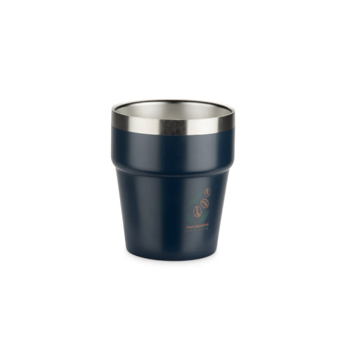 Kubek z recyklingowanej stali nierdzewnej MAKEL 300 ml Granatowy 16404-06 (11)