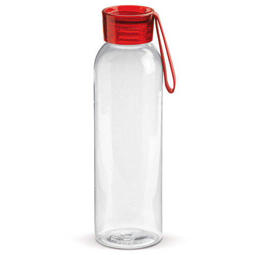 Butelka tritanowa 600ml Transparentny / czerwony LT98766-N0421 