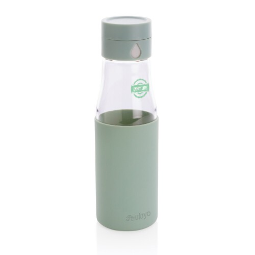 Butelka monitorująca ilość wypitej wody 650 ml Ukiyo zielony P436.727 (4)