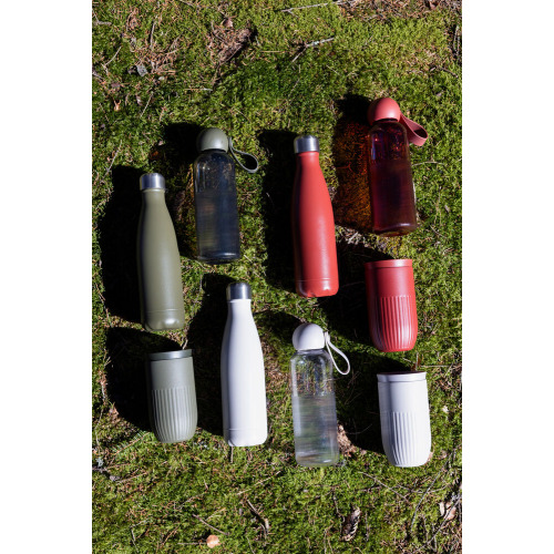 Butelka ze stali NILS 12/24H 0,5 L, czerwony Czerwony 5018643- (4)