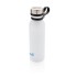 Próżniowa butelka sportowa 600 ml z silikonowym uchwytem biały P436.713 (5) thumbnail