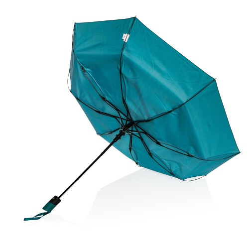 Mały parasol automatyczny 21" Impact AWARE™ RPET zielony P850.437 (2)