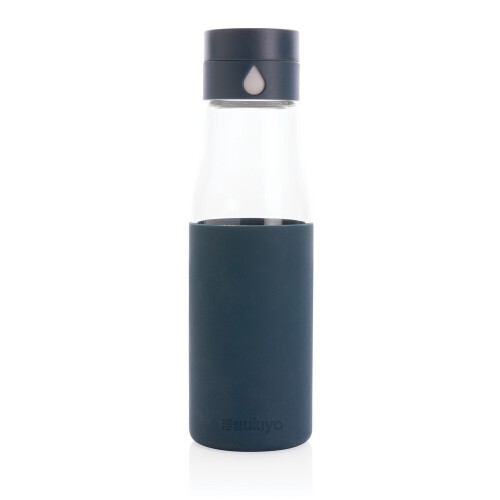 Butelka monitorująca ilość wypitej wody 650 ml Ukiyo niebieski P436.725 (1)