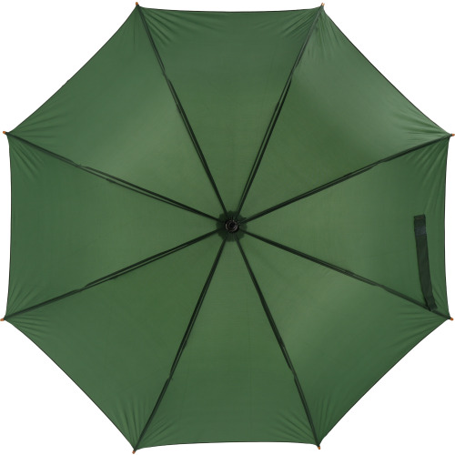 Parasol automatyczny drewniany Ø105 cm NANCY Ciemnozielony 513199 (2)