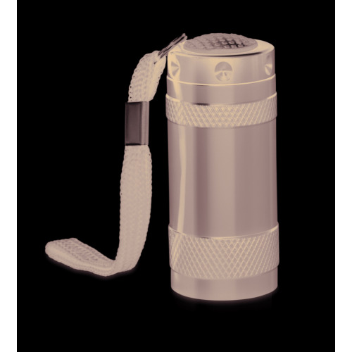 Aluminiowa mini latarka Czarny MO7680-03 (1)