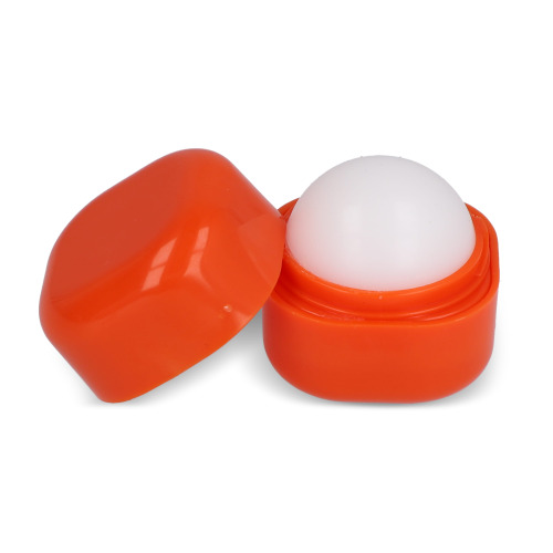 Sześcienny balsam do ust z recyklingu ABS Pomarańczowy LT90484-N0026 (2)