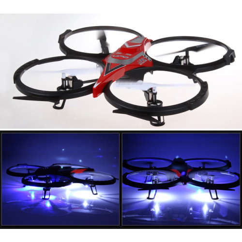 Podświetlany dron z kamerą 2Mpix Czerwony EG 017105 (3)
