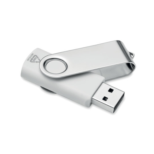 USB 16G z ABS z recyklingu     MO2080-06 Bialy MO2080-06 (4)