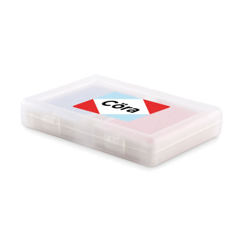 Zestaw klasycznych kart do gry Przezroczysty MO2532-22 (5)