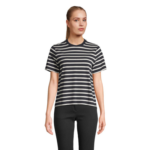 LEGEND WOMEN  T-SHIRT Navy|Off White S04776-BH-XXL 