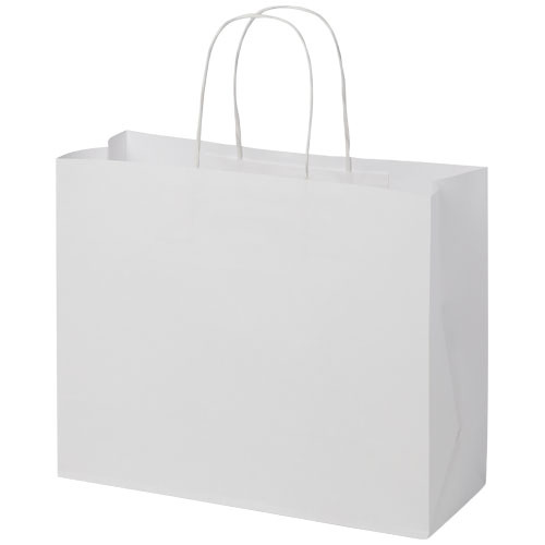 Torba z papieru Kraft ze skręconymi uchwytami – 31 x 12 x 25 cm Biały 1ZM00801 (3)