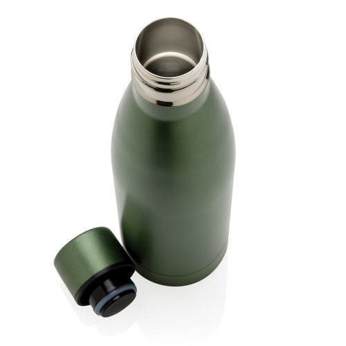 Butelka termiczna 500 ml, stal nierdzewna z recyklingu Zielony P433.277 (3)