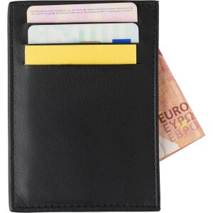 Etui na karty kredytowe, ochrona przed RFID czarny