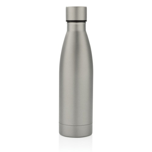 Próżniowa butelka sportowa 500 ml, stal nierdzewna z recyklingu grey P433.272 (1)